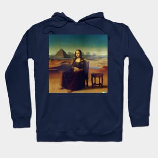 Mona Lisa Full Size Painting Hoodie